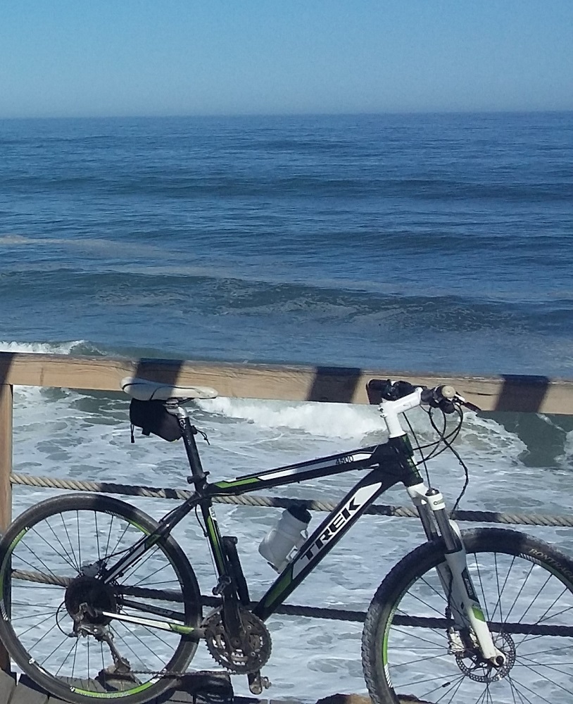 Bicicleta e mar